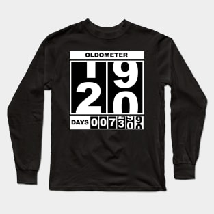 20th Birthday Oldometer Long Sleeve T-Shirt